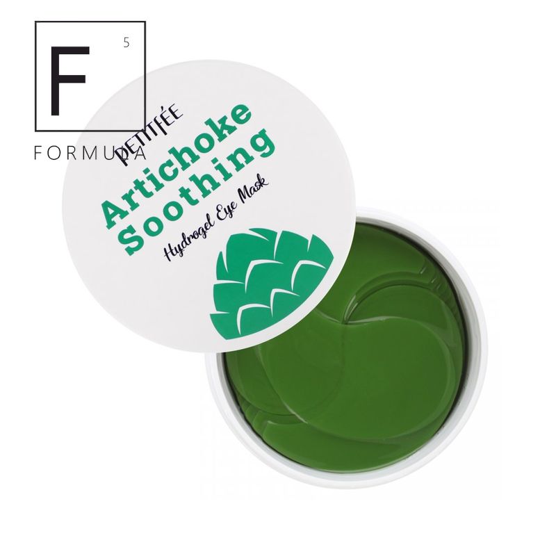 Противоотёчные гидрогелевые патчи с артишоком Petitfee Artichoke Soothing Hydrogel Eye Mask