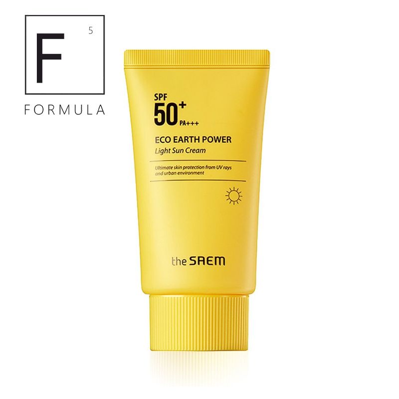 Солнцезащитный крем для жирной кожи The Saem Eco Earth Power No Sebum Sun Cream_3